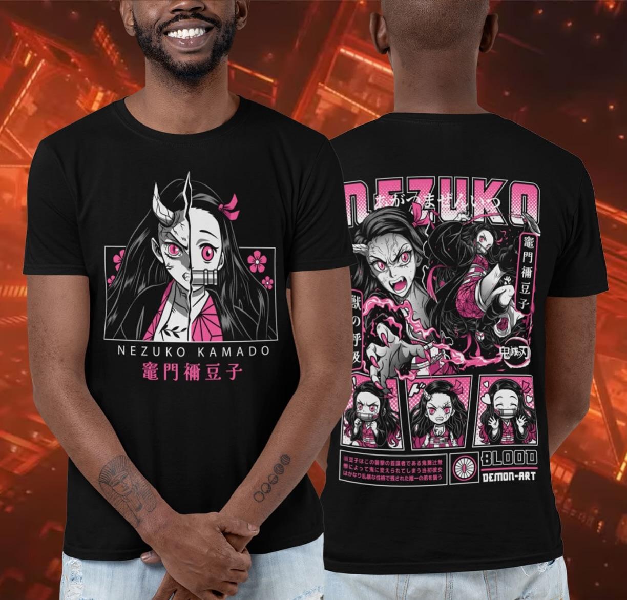 

Hot-selling Anime Street Fashion T-shirt Printed Crew Neck Short-sleeved Sports and Leisure T-shirt Cotton Couple T-shirt Unisex 4XL