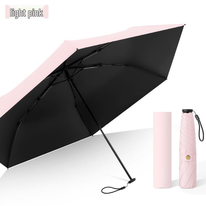 Ultra-light Carbon Fiber Sun & Rain Umbrella - Lightweight, Three-fold, UV Protective Parasol.