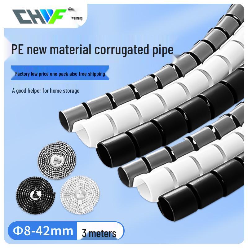 PE Cable Management Sleeve: Durable, Anti-Bite, Insulated Organizer for Wiring and Protection