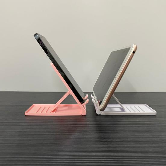 Stojak na telefon z regulowanym składanym lustrem Stabilne podparcie Uchwyt na tablet Lazy Uchwyt na telefon na biurko Mobilny