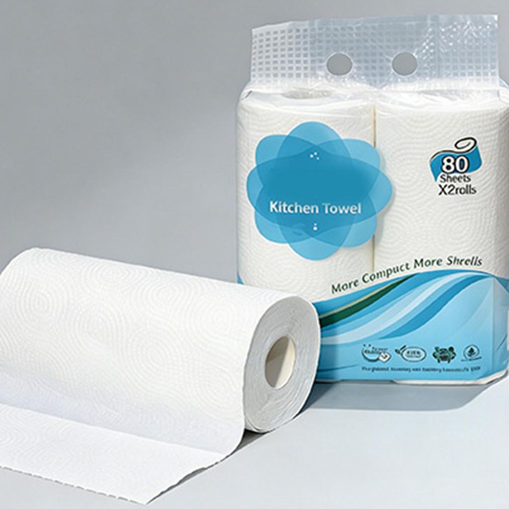 Absorbent Kitchen Towels - Multi-Purpose Roll Towels for and Oil, for Wiping Hands and Everyday Cleaning