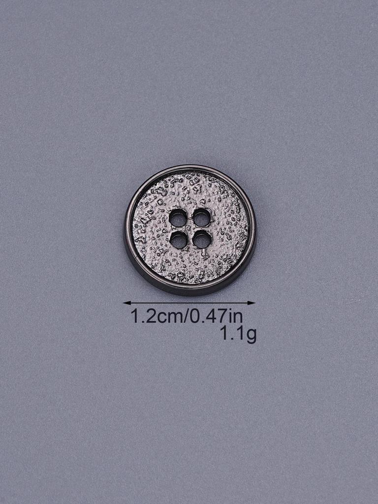 Four-Hole Zinc Alloy Hand-Sewn Metal Button - High-End, Exquisite & Versatile
