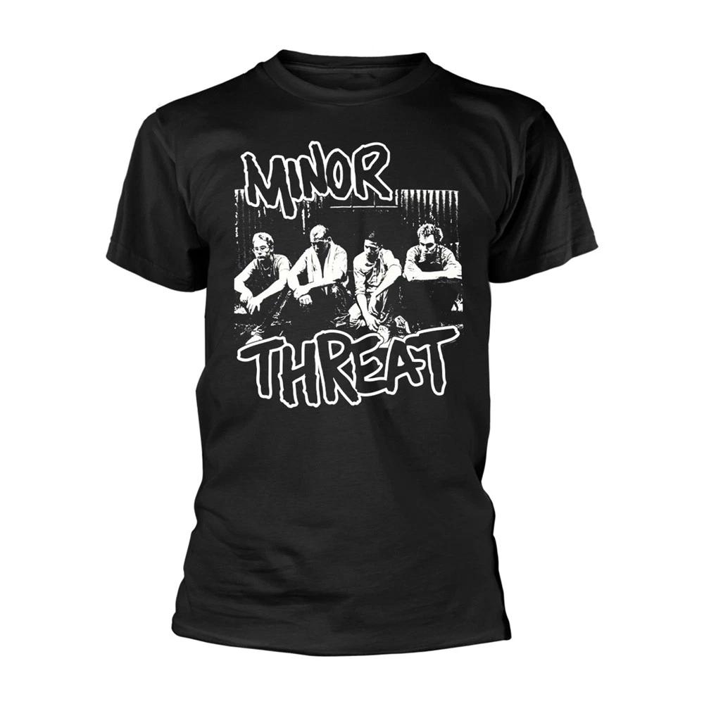 

Оригинальная футболка с групповым фото Minor Threat S-2XL НОВАЯ 3XL