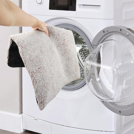 Self Heating Cat Pad Thermal Pet Mat Bed with Non-Slip Base Non-Electric Cat Warmer Pad with Removable Washable Cover for Dogs Cats Couch Floor Use