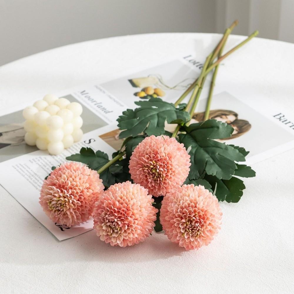 Green Flower Fake Flower Ball Onion Ball Branch Hydrangea Home Decoration  Hotel Decoration