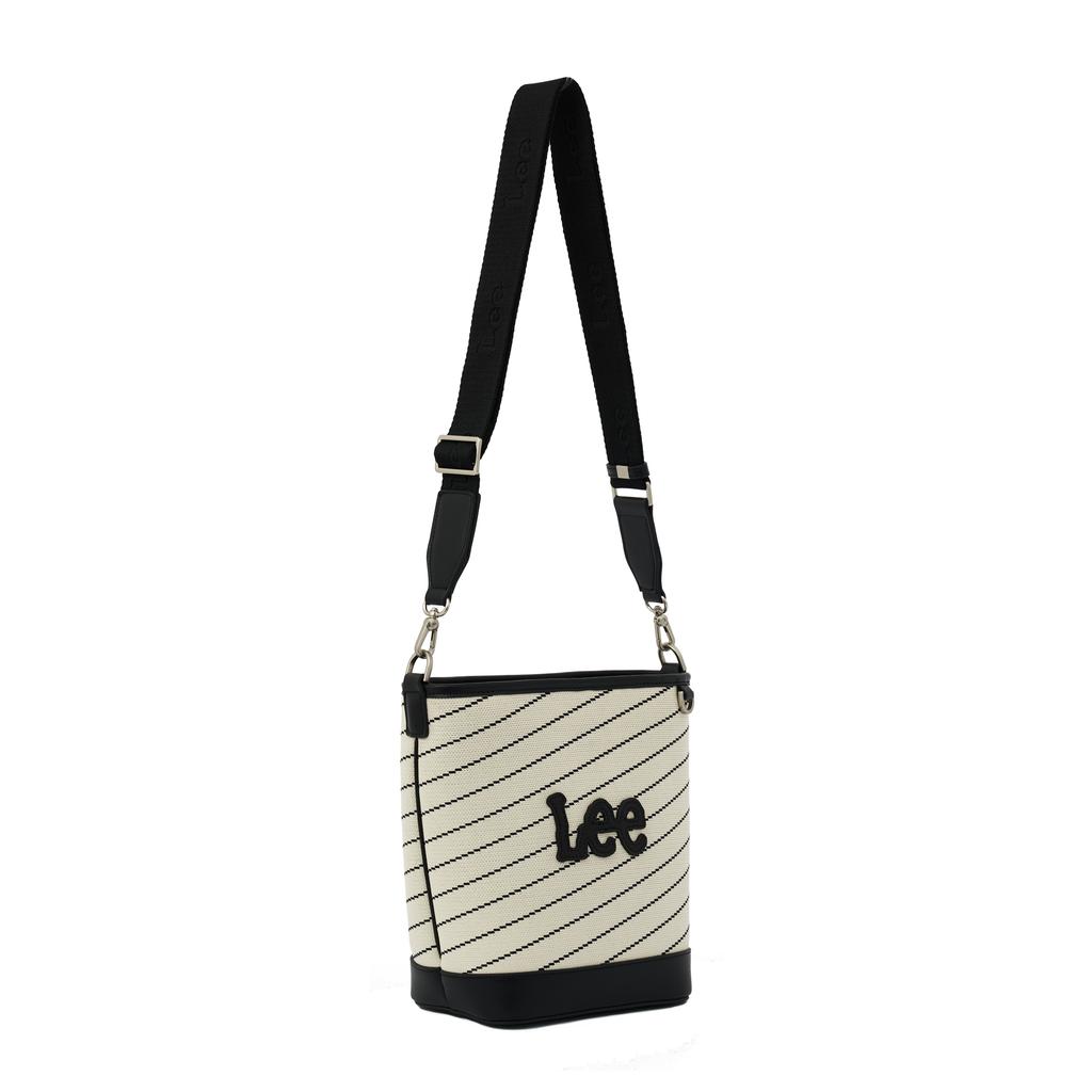 New Lee Fabric Crossbody Bag, Shoulder Bag, Adjustable Strap Regular Women's Ecru LE240071M-903