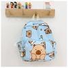 Capybara Printed Cartoon Backpack Children Schoolbag Leisure Fashion Travel Bag