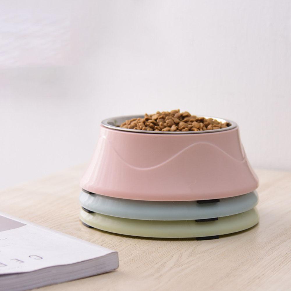 New Pet Feeder Stainless Steel Liner Bowl for Dogs & Cats, Anti-Slip Food Water Bowl, Durable Pet Dining Bowl