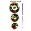 Designer Christmas Wreath - (Green, Length21Inch, Width 8Inch)
