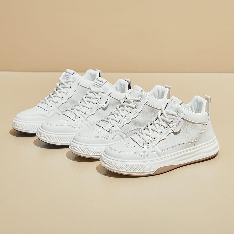Spring little white shoes new female students thick-soled heightening sports board shoes casual street shooting