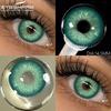 1 Pair Blue Color Contact Lenses Colored Lenses for Eye Beauty Makeup Gray Pupils Lens Yearly Cosmetic Green Contacts