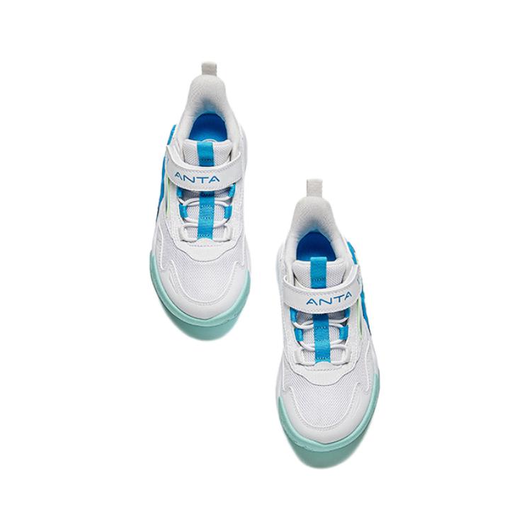 Anta Kids Cement Nemesis Synthetic Leather Fabric Comfortable Fashion Non-Slip Wear-Resistant Breathable Low-Top Basketball Shoes A12439902-1