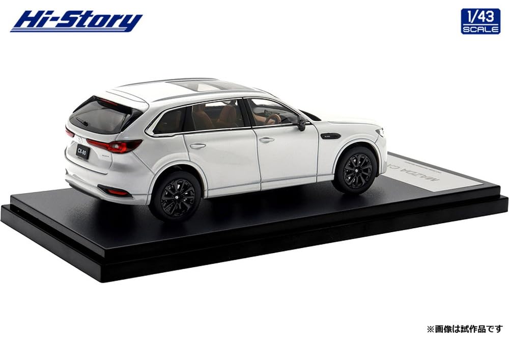 Inter Allied Hi Story MAZDA Rhodium White Premium Metallic Finished Product HS494WH 1/43 CX-80 (2024)