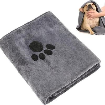 Super Absorbent Pet Bath Towel Microfiber Cat Bath Towels Pet Dog Towel  Dogs Grooming Supplies