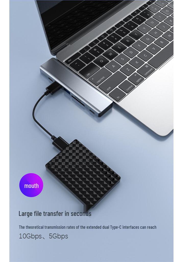 Apple Thunderbolt 3 Hub: MacBook-Compatible Docking Station Converter 3.0