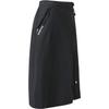 SALOMON Slate Rock Series Solid Color Zipper Mid Waist Midi Casual Skirt Women Skirts Black C28184