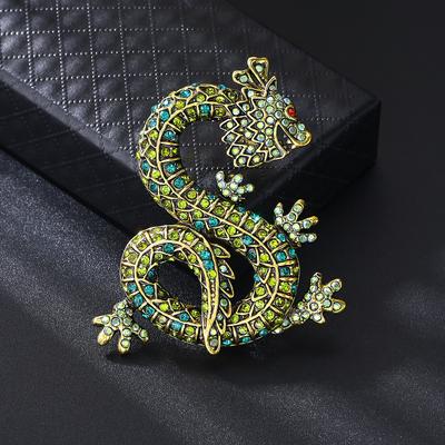 Retro National Style Dragon Brooch Fashion Temperament High Sense Men's Suit Coat Jacket Accessories Brooch Pin Wholesale