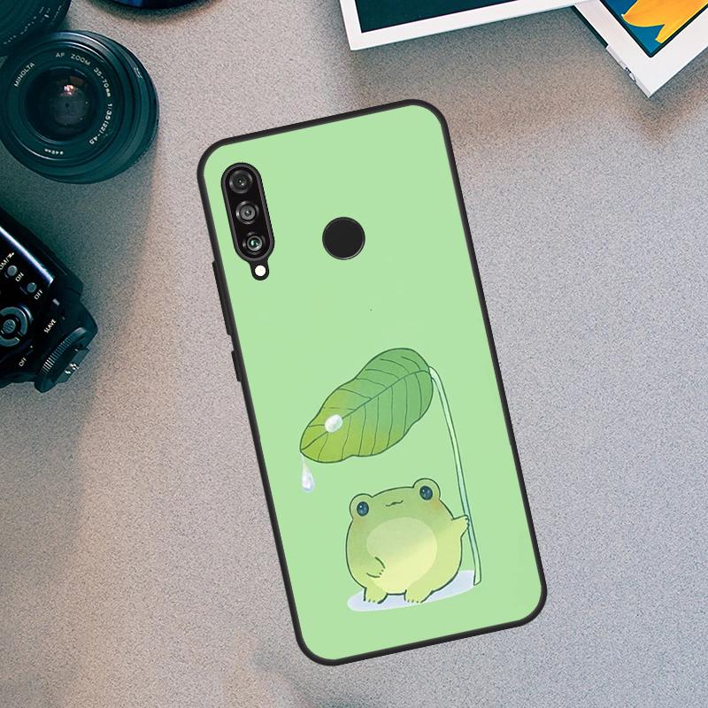 Mint Green The Frog Mushroom For Huawei Nova 5T 9 10 SE 3i 7i 8i 11i 12i Y60 Y61 Y70 Y72 Y73 Y90 Y91 P30 P40 Lite Case