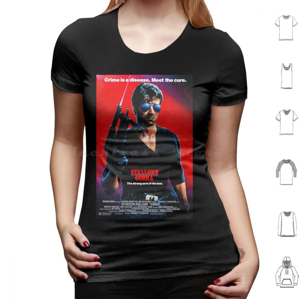 Poster T-Shirt Männer Frauen Kinder 6XL Action Boxen Cops Polizei Sylvester 90er 80er Filme Filme Vibes Cool Japanisch