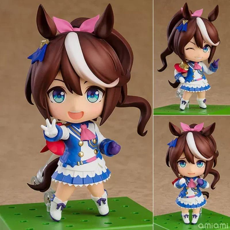 Q Version Uma Musume Tokai Teio 1995 Nendoroid Action Figures Cute Cartoon Model Toy Kit Doll Desktop Collection Ornaments Gift
