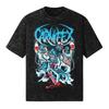 CARNIFEX T-Shirt 260 GSM | Herren Damen Oversized Schnee-Waschung 100% Baumwolle
