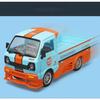 1/24 SUZOKI Gulf Truck Legierung Auto Diecasts & Spielzeugfahrzeuge Automodell Ton und Licht Rückzugauto Spielzeug für Kinder Geschenke