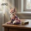 DIY Perlen-Set Materialpaket 3D Mythischer Wald Serie Komplette Bastelpackung für Anfänger mit Hochwertigen Acryl- und Glasperlen Glanzperlen Katze Fuchs Wolf Krähe