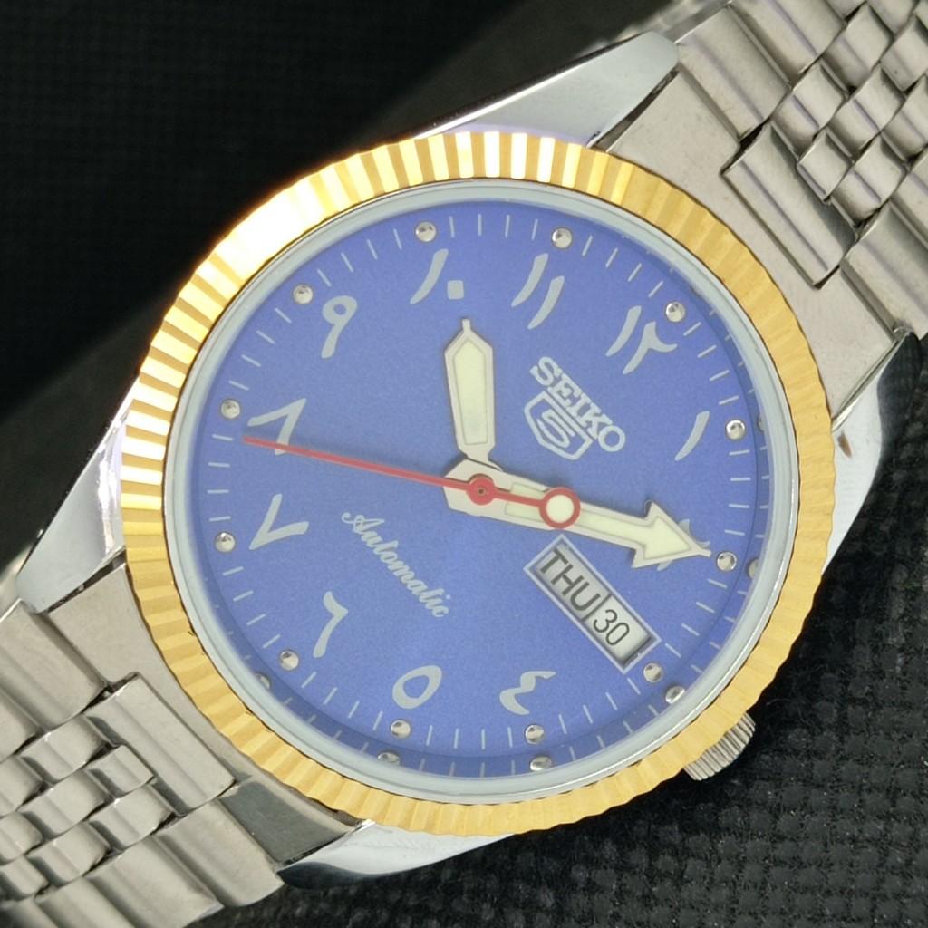REFURBISHED SEIKO 5 PRESIDENT AUTOMATIC MENS JAPAN WATCH BACK 575b-a305129-2