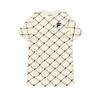 Floral Print Loose Short Sleeve Dress Women Dresses Antique-White T11W226308IIV