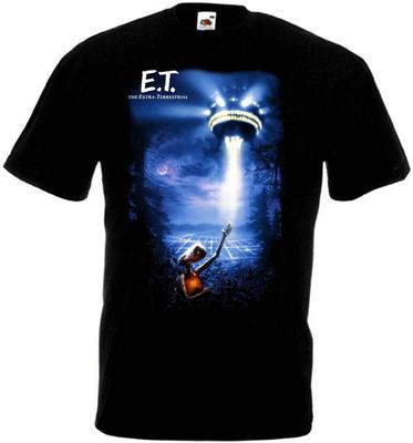 ET Extra Terrestrial V5 svart filmaffisch Unisex T-shirt
