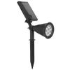 7LED Solar Light Intelligent Outdoor Garden Spotlight Lawn Lamp Landscape Lighting BlackColorful