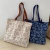 New Canvas Bag Female Single Shoulder Simple Large Capacity Bag Summer