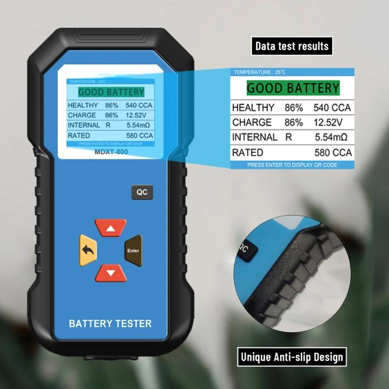 High Accuracy Vehicle Battery Diagnostic Tool With LCD Display Capacity Resistance In 10 Second For Lithium Batteries