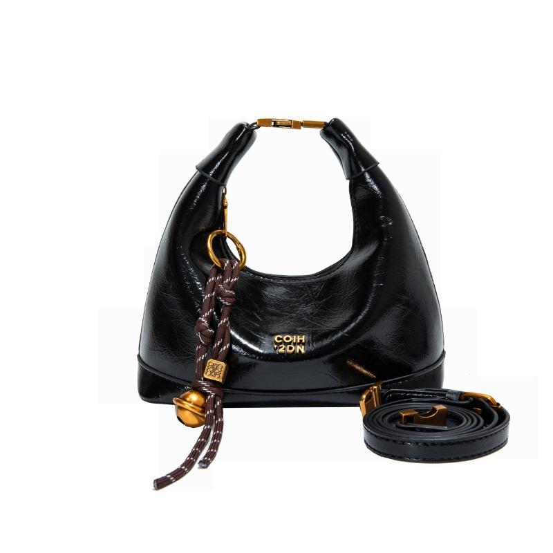 

Premium Maillard hand bag women s autumn new popular fashion versatile shoulder messenger bag Without pendant чёрный