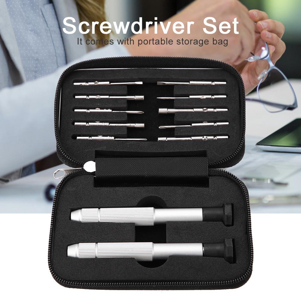 Professional Tools Kit Eyeglass Glasses Watch Phone Precision Screwdriver Repair Set