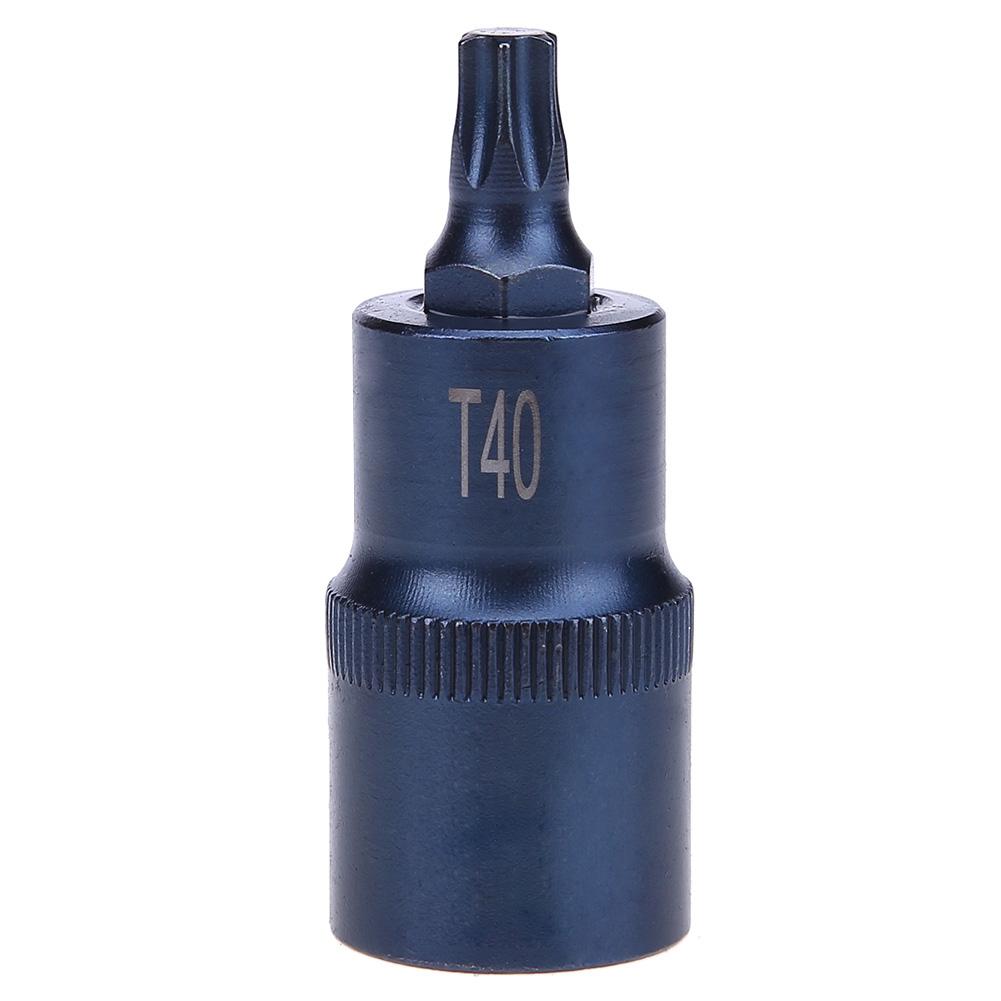 1/2 Inch Torx Screwdriver Bit Multifunctional Practical Socket Bits Adapter T40 T45 T50 T55 T60 T70 for Ratchet Wrenches