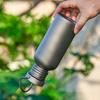 Drinking Bottle for Camping Cycling Hiking Beverage Bottle Titaniums Sport Bottle with Lid Flask Wide Mouth Water Bottle