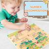 Magnetic Bead Board: Early Education Arithmetic Toy for Hand-Eye Coordination
