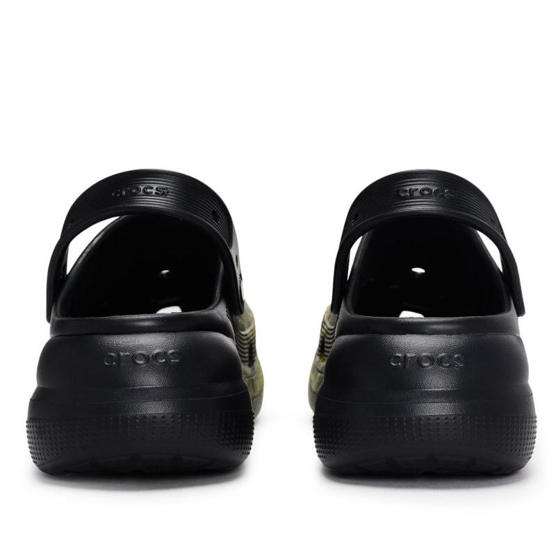 Crocs Classic Clog 811 Manufacturing Gold Melting Scene Special Shoe Box Fluid Ink Splash Hole Shoes for Men and Women Black Gold
