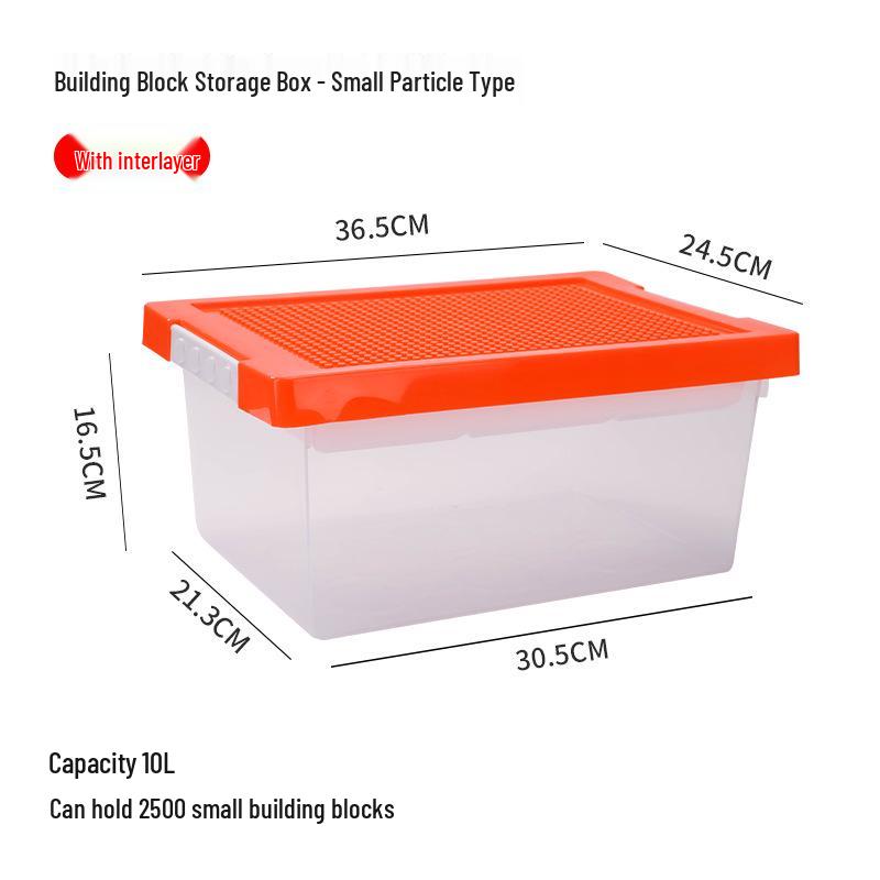 Children's Magnetic Tile Storage Box for Building Blocks & Programming Schools