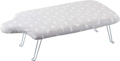Yamazaki Jitsugyo Lightweight Humanoid Ironing Board with Neko Stores In Steel Mesh Structure 2643 Hook, Press, Gray, Approx. 69X37X20cm, Closet,