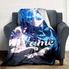 Customiz Name Personality Jujutsu Kaisen Blanket Soft &Warm Sofa Office Bed Travel Lunch Break Blanket, Gift Suitable All Seasons