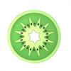Placement Silicone Fruit Shape Cup Coaster Round Anti -hot Cup Mat Non -slip Cup Insulation Pad Office