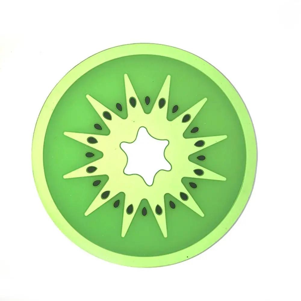 

Placement Silicone Fruit Shape Cup Coaster Round Anti -hot Cup Mat Non -slip Cup Insulation Pad Office