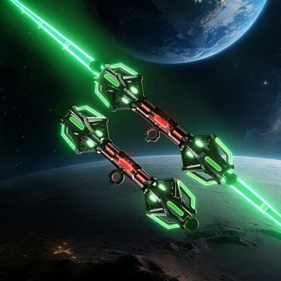 Lightsaber Toy Double Blade Retractable Design Lightsaber with 24 LED Light Modes And Sound Effects Fingertip Spin Toy for Kids Adults