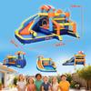 Inflatable Castle, 8-in-1, Blower, Water Park, Slide, Trampoline, Ball Pit, Multicolored