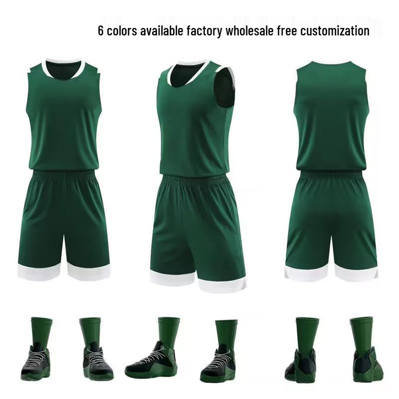 

Rapid Performance Unisex Summer Basketball Team Uniform Set L зелений