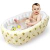 Baby portable shower basin, baby shower basin, household use, children can sit and lie down, foldable bathtub, inflatable bath b