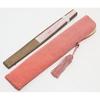 Hasegawa Kyosen Pink Cherry Blossom Pattern Takaraki Chojibori Double-Sided Kyoto Craftsman Handmade Fan Pouch Decorative Box
