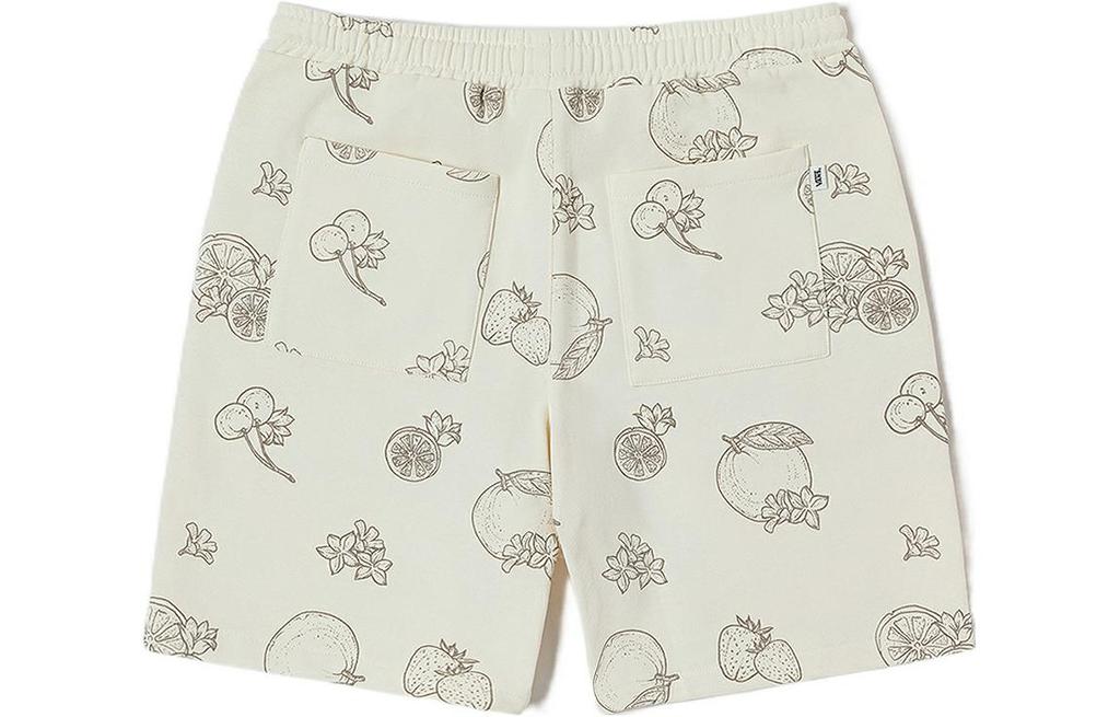 Vans Casual Shorts Women's Vintage White Patterned Print Moderate VN0008Y0BTA